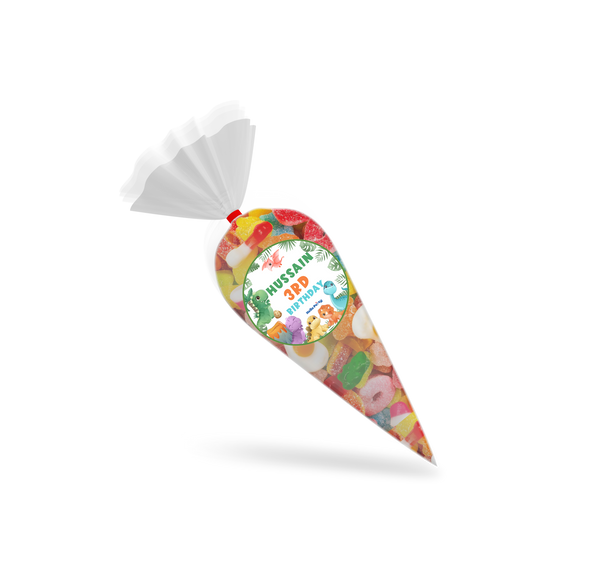 Dinosaur Candy Cone