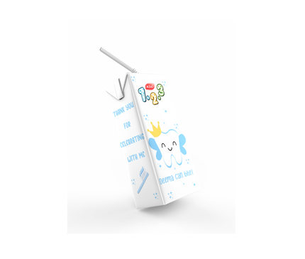 first tooth light blue KDD Chocolate Milk