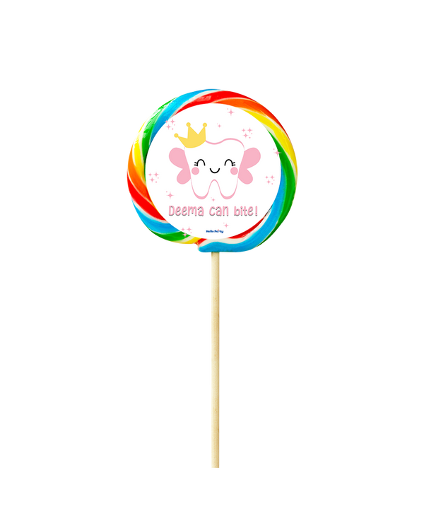 first tooth light pink Lollipop XL