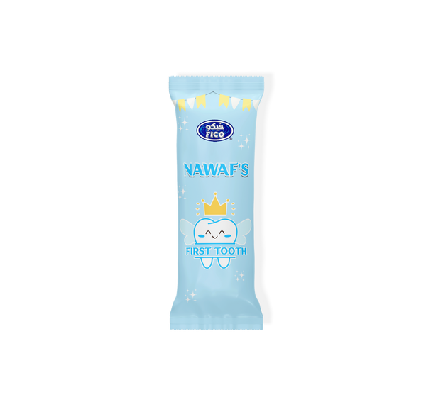 first tooth blue Fico Pufk