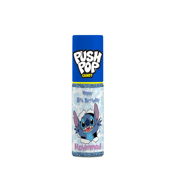 Stitch Blue Push Pop