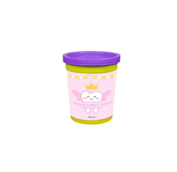 first tooth pink Playdoh