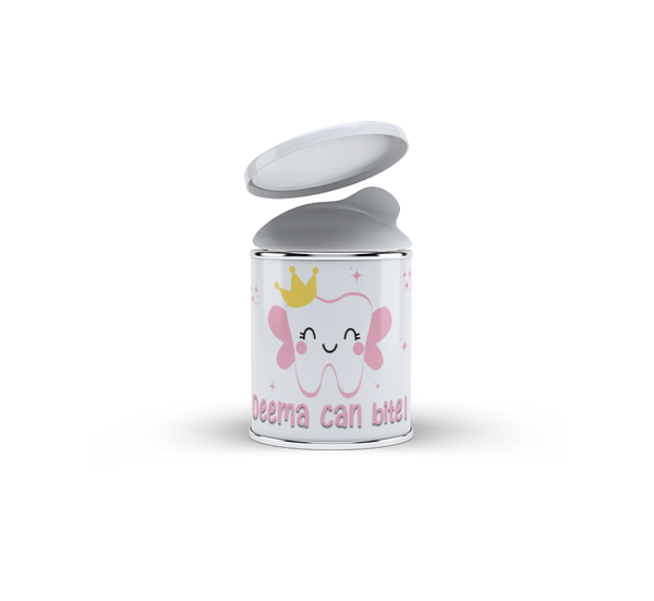 first tooth light pink Pringles