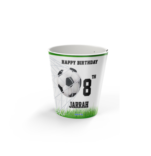 Football Popcorn Cup Empty
