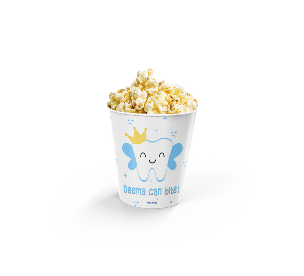 first tooth light blue popcorn