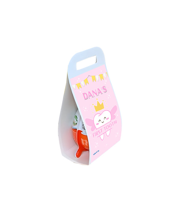 first tooth pink Kinder Egg Joy