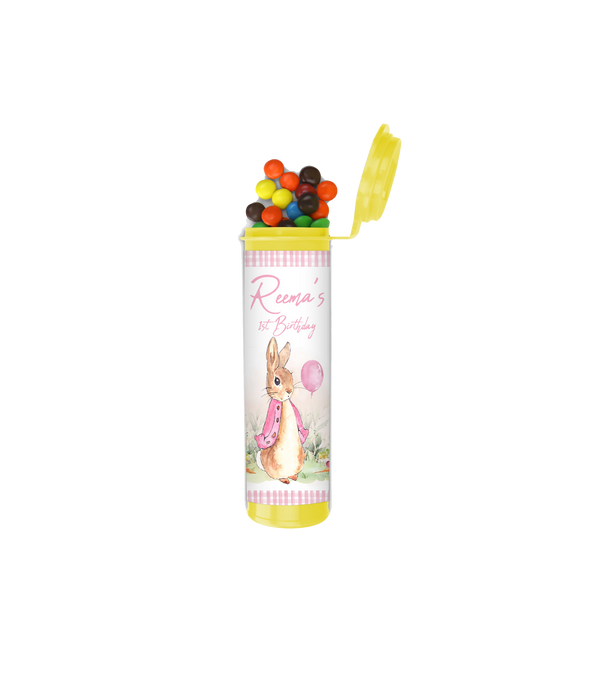 Peter Rabbit pink M&Ms