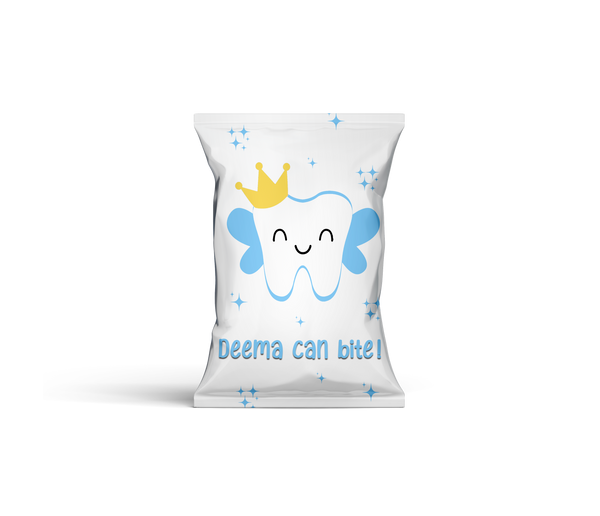 first tooth light blue Chips