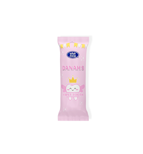 first tooth pink Fico Pufk