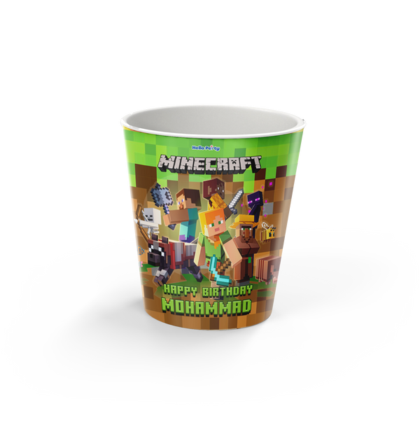 Minecraft Popcorn Cup ( EMPTY )