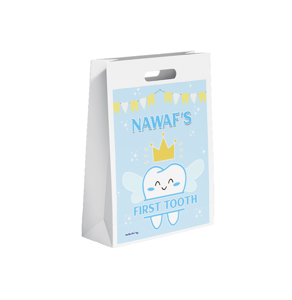 first tooth blue Big Bag (Cardboard)