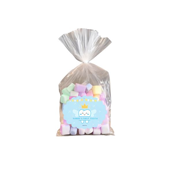 first tooth blue Marshmallow