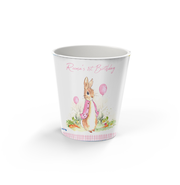 Peter Rabbit pink Popcorn Cup ( EMPTY )