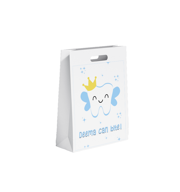 first tooth light blue Big Bag (Cardboard)