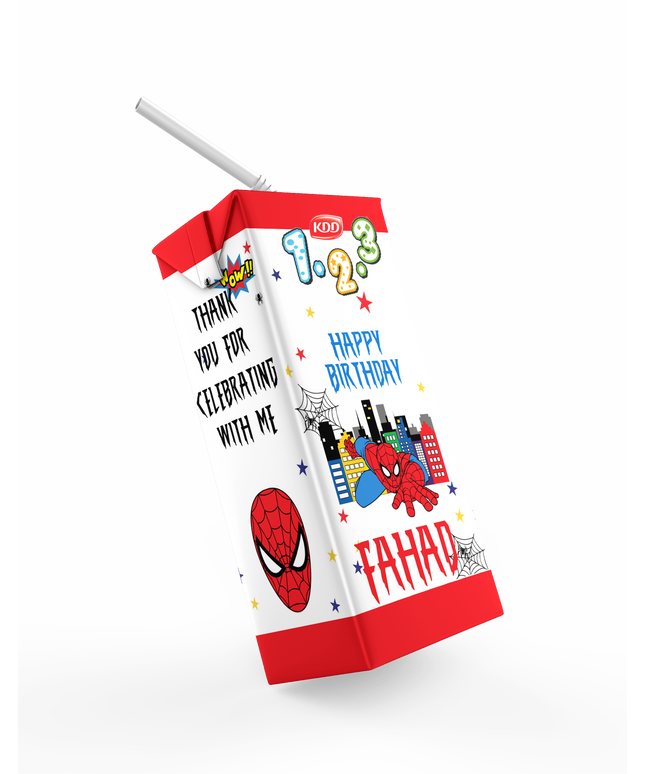 Spiderman White KDD Chocolate Milk