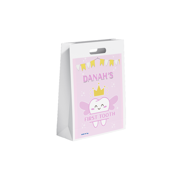 first tooth pink Big Bag (Cardboard)
