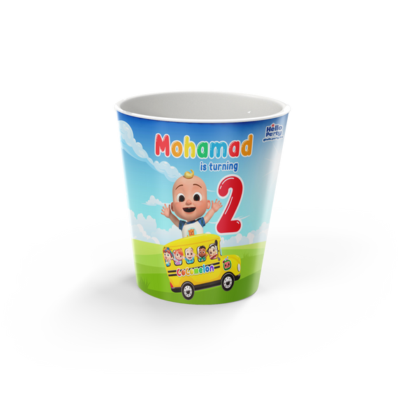 Cocomelon Bus Popcorn Cup ( EMPTY )