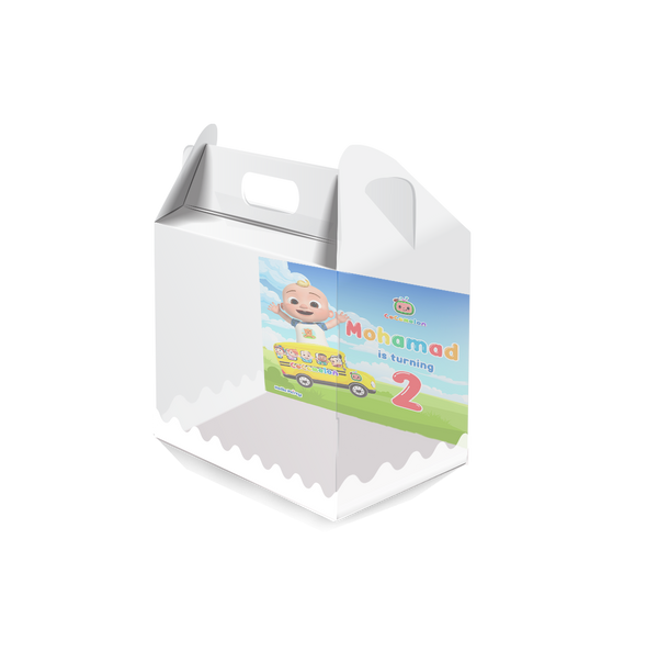 Cocomelon Bus Square Plastic Box