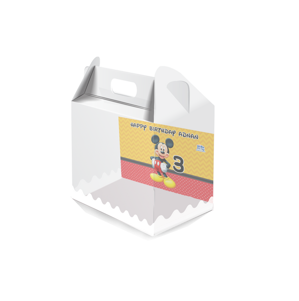 Mickey Mouse Square Plastic Box