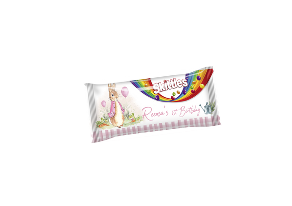 Peter Rabbit pink skittles