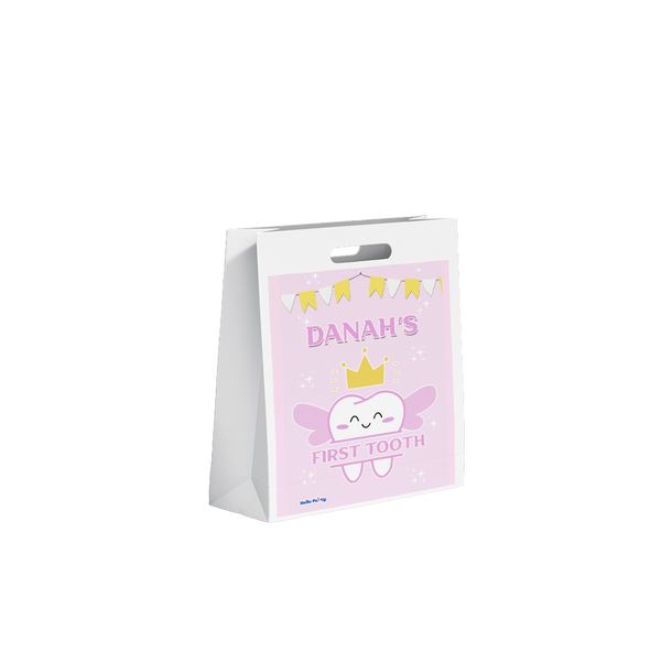 first tooth Pink Bag Small (Cardboard )
