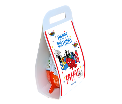 Spiderman White Kinder Egg Joy