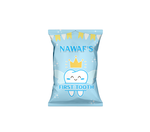 first tooth blue Chips