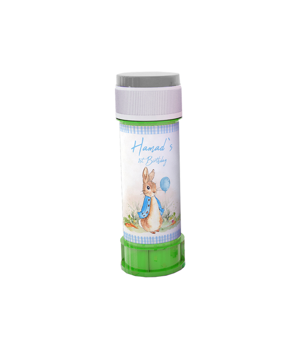 Peter Rabbit Blue bubbles