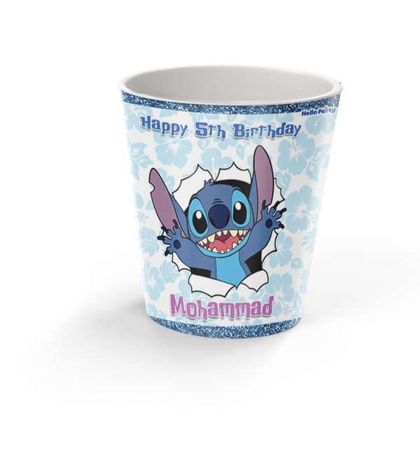 Stitch Blue Popcorn Cup ( EMPTY )