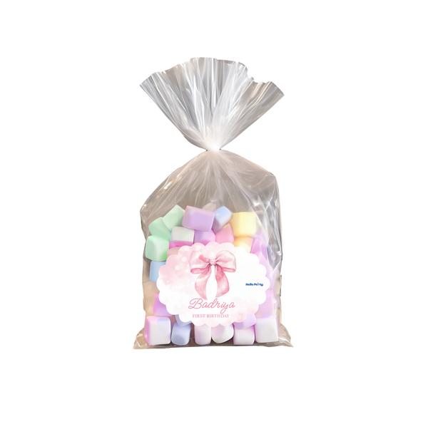 Pink Ribbon Marshmallow mini