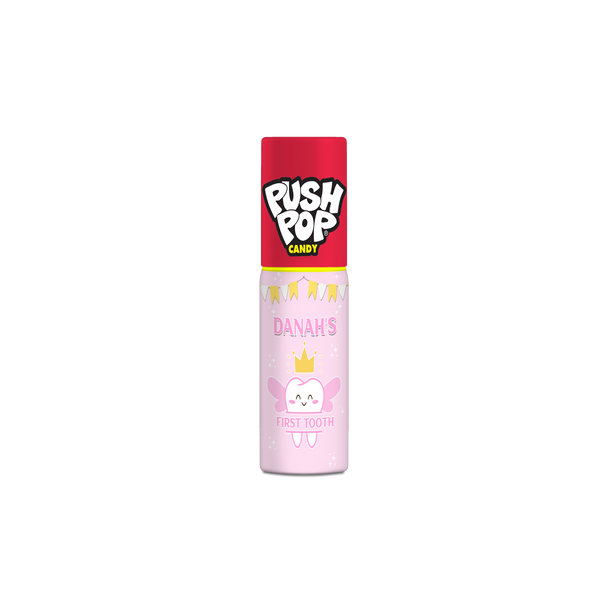 first tooth pink PushPop