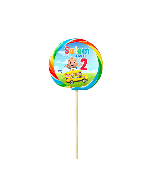 Cocomelon Bus Lollipop XL