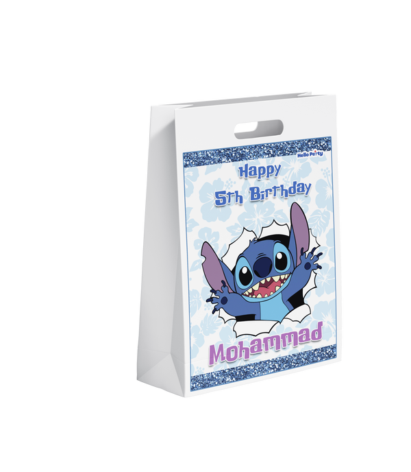 Stitch Blue Big Bag (cardboard)