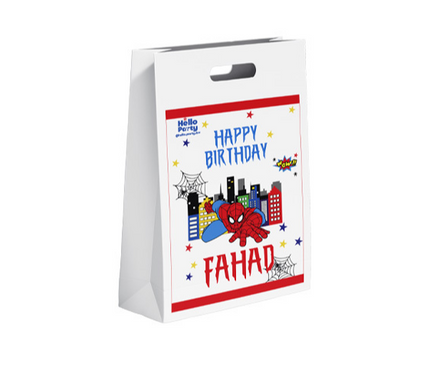 Spiderman Big Bag  (cardboard)