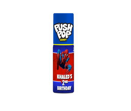 Spiderman Push Pop