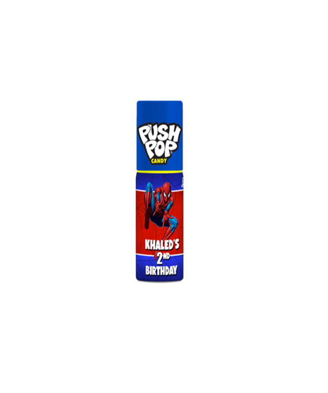 Spiderman Push Pop