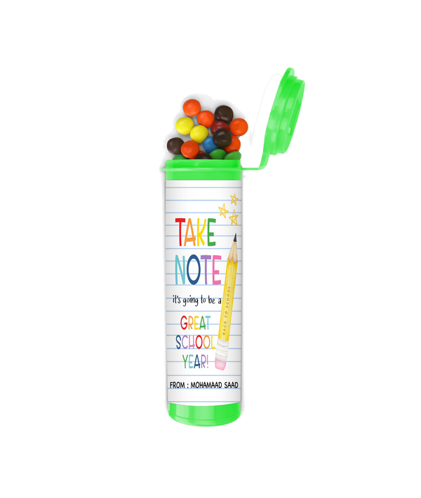 Back to school m&ms E