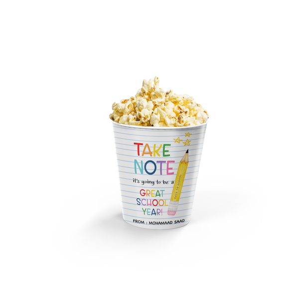 Popcorn Back to School E